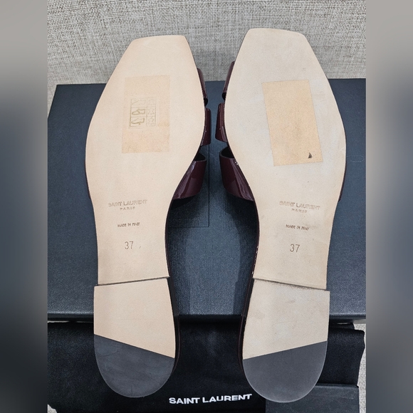 TRIBUTE MULES IN PATENT LEATHER - Picture 6 of 12